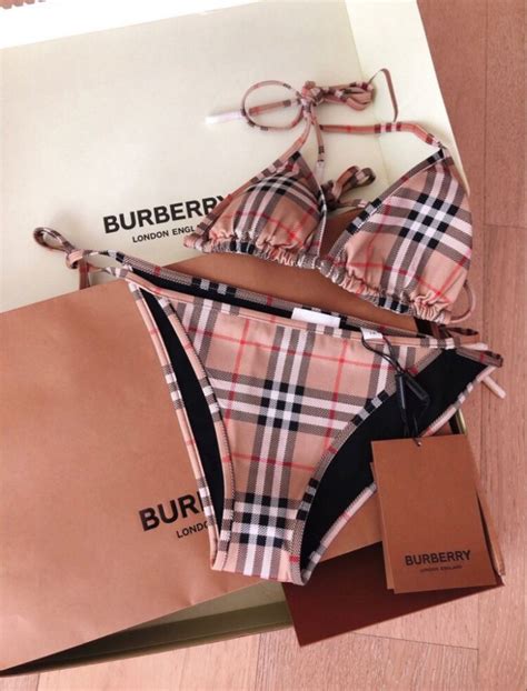 burberry bathing suit for women|burberry women's bikini.